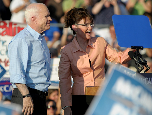 John McCain and Sarah Palin